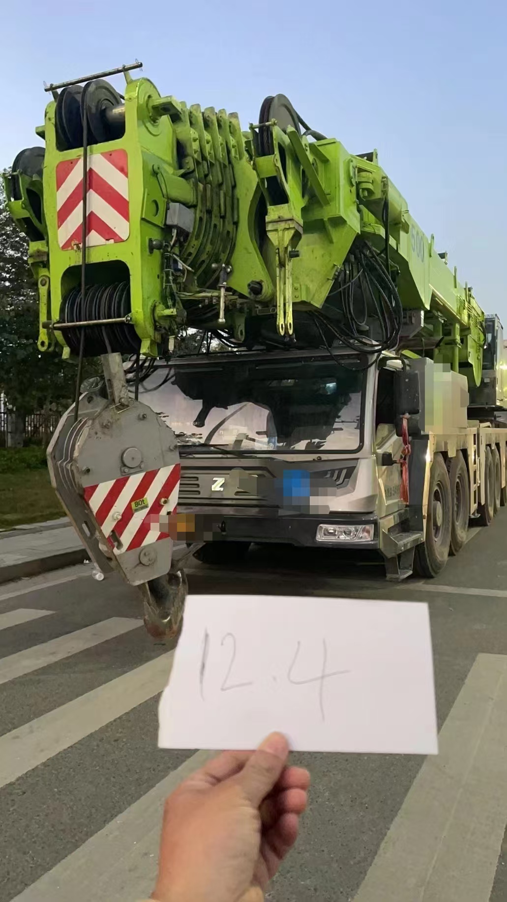 Used 2020 ZOOMLION 300ton truck crane for sale