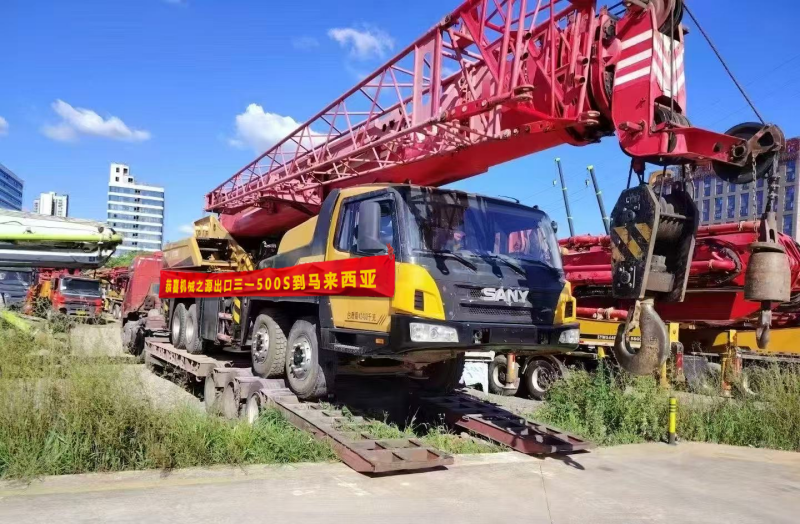 Source of Crane Successfully Exports SANY 500S Truck Crane to Malaysia