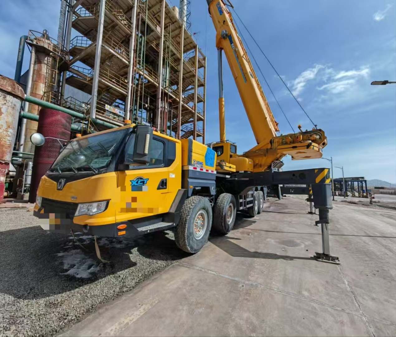 Used 2019 XCMG 80ton truck crane for sale Model XCT80L6