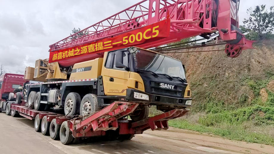 Congratulations to Source of Crane on the Acquisition of SANY 500C5 Truck Crane