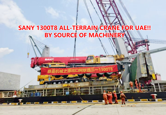 SANY 1300T8 ALL-TERRAIN CRANE FOR UAE!!BY SOURCE OF MACHINERY