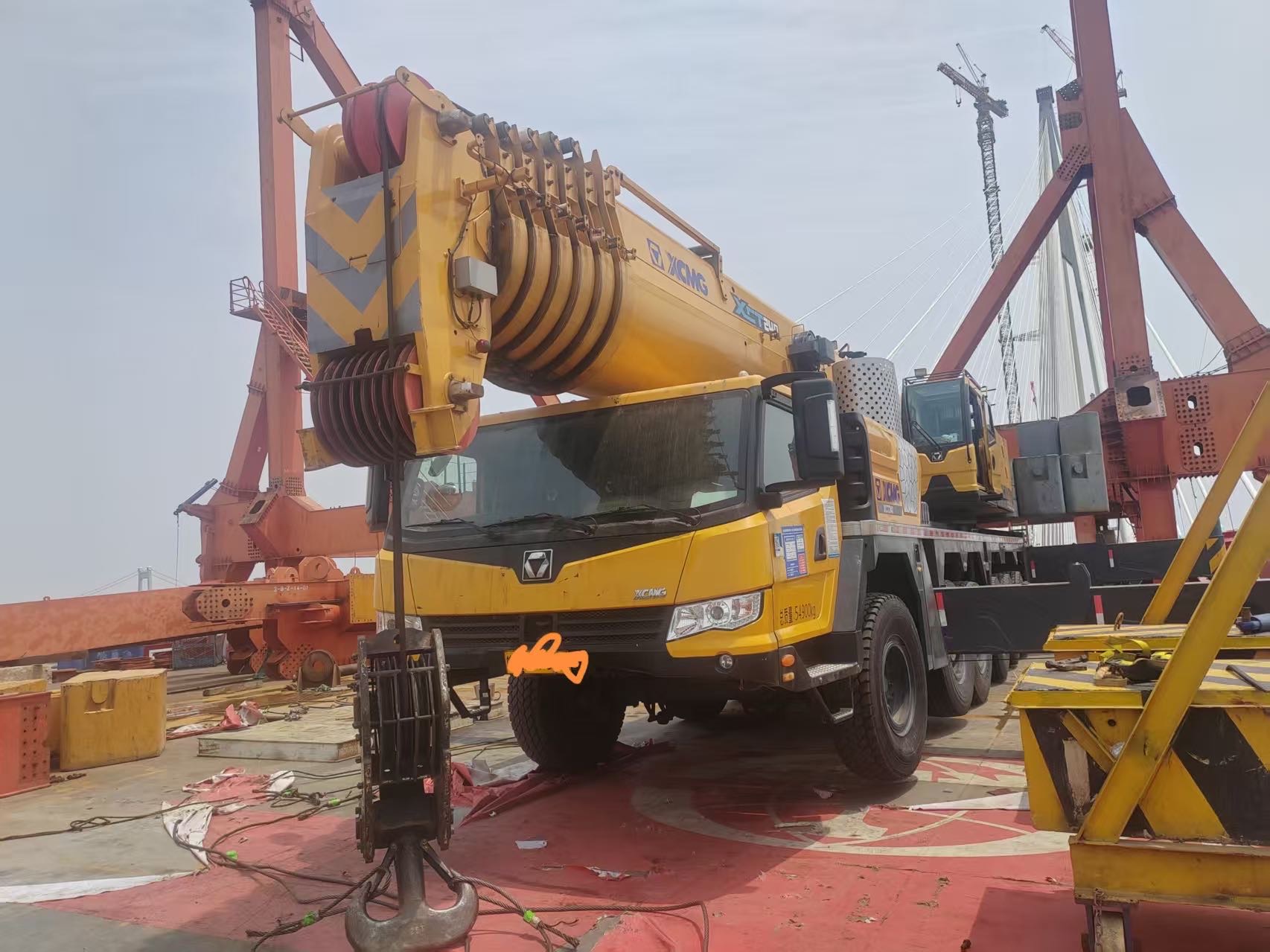 Used 2017 XCMG 240ton All-Terrain crane for sale Model XCMG XCT240