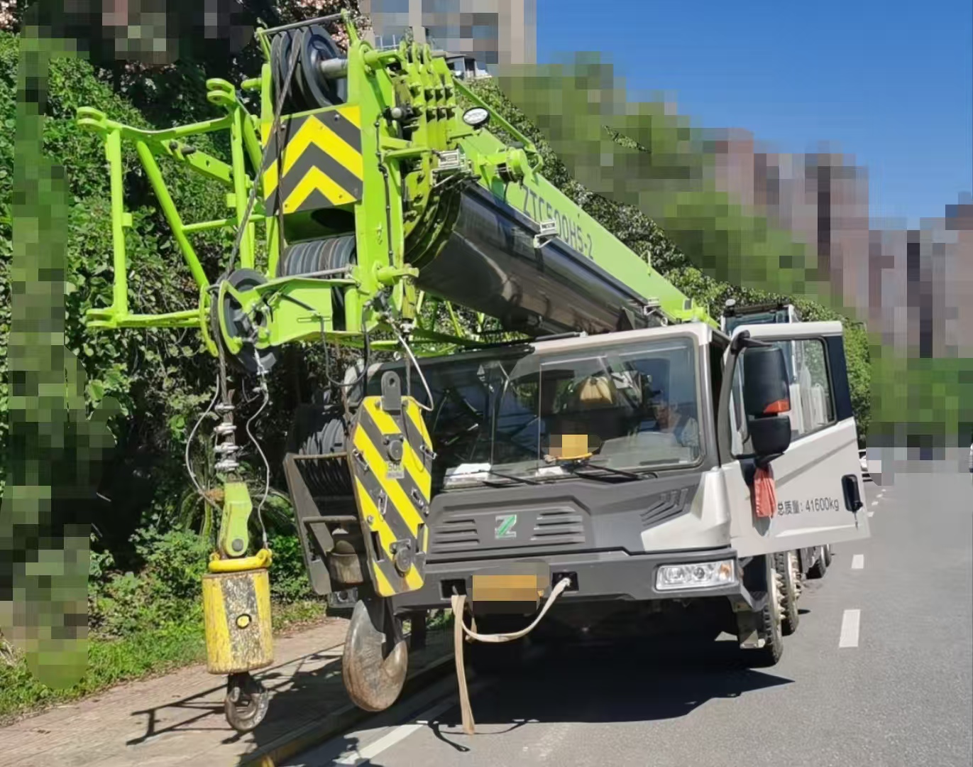 Used 2023 Zoomlion 50ton Truck Crane for sale Model ZOOMLION ZTC500H5-2
